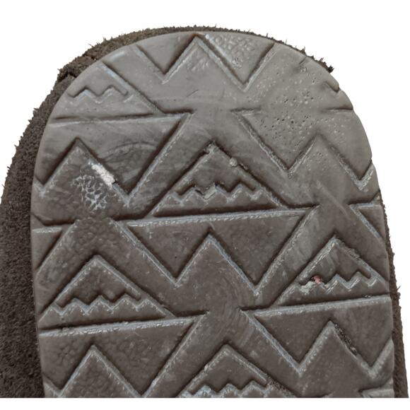 Minnetonka Lodge Trapper Womens Slipper Size 8M Brown Speckled on Top - Picture 8 of 8